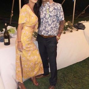 Tie Front Maxi/Midi Dress